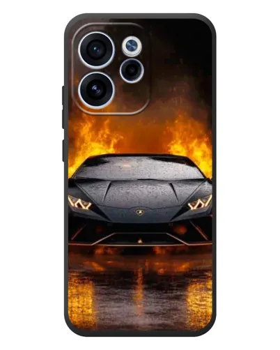 Чехол для OPPO Reno 15 FS с картинкой «Lamborghini в огне» Чехол для OPPO Reno 15 FS с картинкой «Lamborghini в огне»