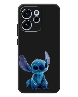 Чехол для OPPO Reno 15 FS с картинкой «Стич на черном»
