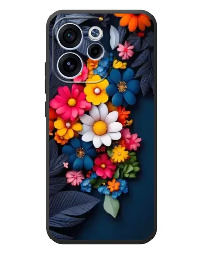 Чехол для OPPO Reno 15 FS с картинкой «Цветочная феерия»