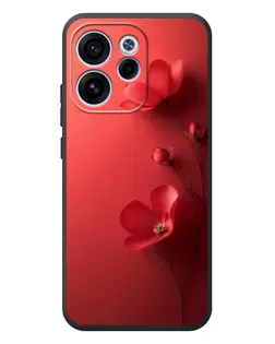 Чехол для OPPO Reno 15 FS с картинкой «Маковые соцветия»