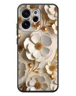 Чехол для OPPO Reno 15 FS с картинкой «Белие бумажние  цвети»