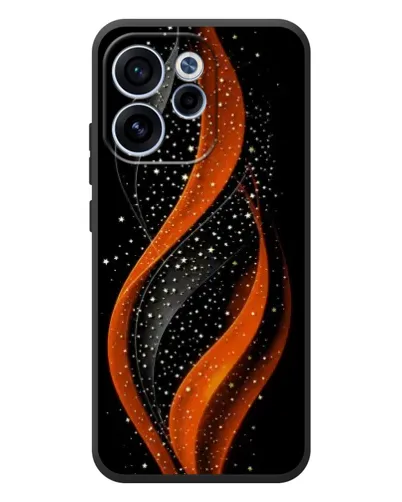 Чехол для OPPO Reno 15 FS с картинкой «Огненная звездная волна»