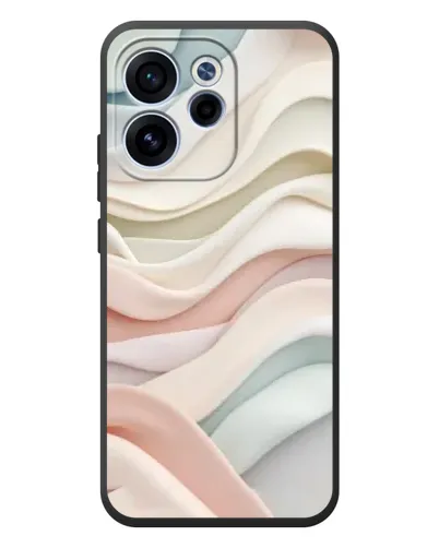 Чехол для OPPO Reno 15 FS с картинкой «Пастельные нежные волны»