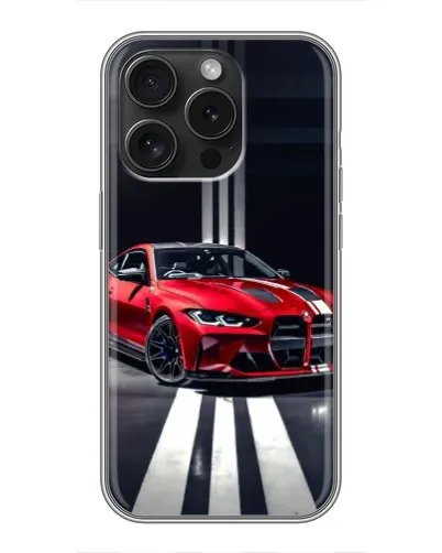 Чехол для OPPO Reno 15 Pro Mini с картинкой «Красная BMW на дороге»