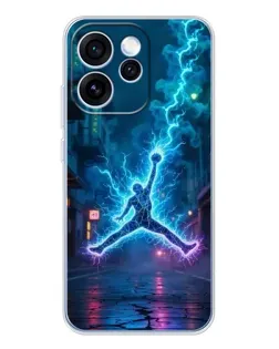Чехол для OPPO Reno 15 Pro с картинкой «Jordan Gold Jumpman»