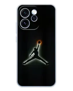 Чехол для OPPO Reno 15 Pro с картинкой «Jordan Gradient Logo»