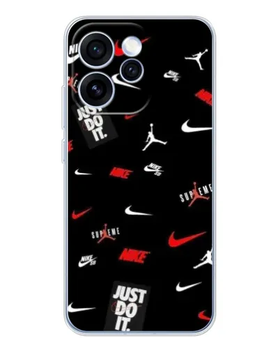 Чехол для OPPO Reno 15 Pro с картинкой «Nike Mix Pattern»