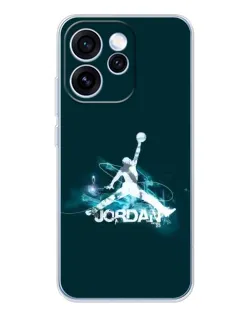 Чехол для OPPO Reno 15 Pro с картинкой «Jordan Blue Fire»