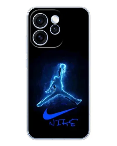 Чехол для OPPO Reno 15 Pro с картинкой «Jordan Neon Blue»