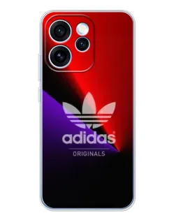 Чехол для OPPO Reno 15 Pro с картинкой «Adidas Red Neon»