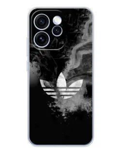 Чехол для OPPO Reno 15 Pro с картинкой «Абстрактный дым Adidas»
