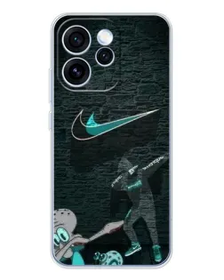 Чехол для OPPO Reno 15 Pro с картинкой «Спортивный арт Nike»