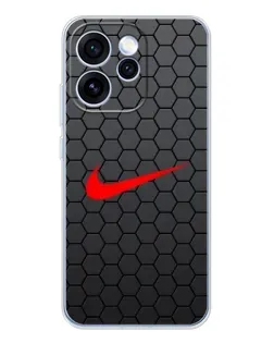 Чехол для OPPO Reno 15 Pro с картинкой «Nike — карбоновая сетка»