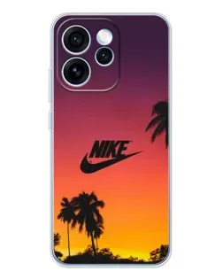 Чехол для OPPO Reno 15 Pro с картинкой «Nike на закате солнца»