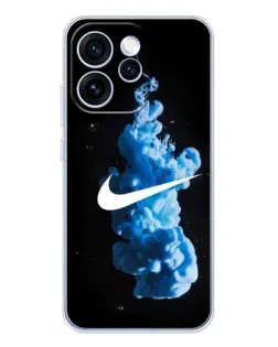 Чехол для OPPO Reno 15 Pro с картинкой «Nike и синий дым»