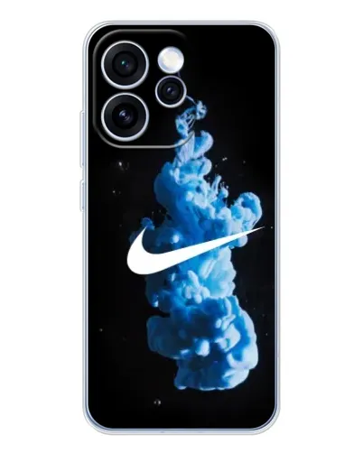 Чехол для OPPO Reno 15 Pro с картинкой «Nike и синий дым» Чехол для OPPO Reno 15 Pro с картинкой «Nike и синий дым»