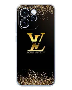 Чехол для OPPO Reno 15 Pro с картинкой «LV — золотые искры»