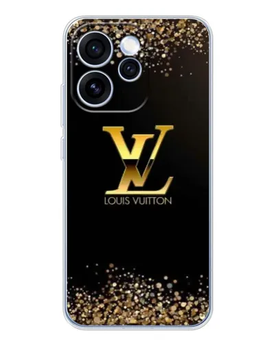 Чехол для OPPO Reno 15 Pro с картинкой «LV — золотые искры»