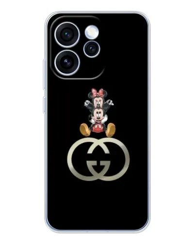 Чехол для OPPO Reno 15 Pro с картинкой «Минни Маус на лого» Чехол для OPPO Reno 15 Pro с картинкой «Минни Маус на лого»