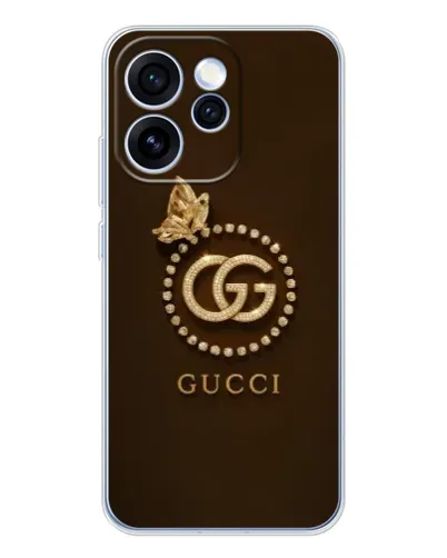 Чехол для OPPO Reno 15 Pro с картинкой «Gucci — золотая бабочка» Чехол для OPPO Reno 15 Pro с картинкой «Gucci — золотая бабочка»