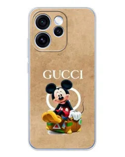 Чохол для OPPO Reno 15 Pro з картинкою «Міккі Маус Gucci — крафт» Чохол для OPPO Reno 15 Pro з картинкою «Міккі Маус Gucci — крафт»