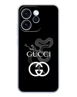 Чохол для OPPO Reno 15 Pro з картинкою «Gucci — срібна змія» Чохол для OPPO Reno 15 Pro з картинкою «Gucci — срібна змія»