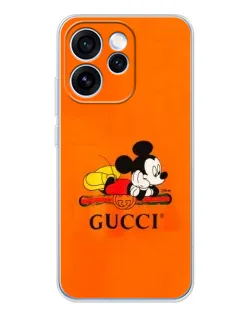 Чохол для OPPO Reno 15 Pro з картинкою «Міккі Маус Gucci — помаранч» Чохол для OPPO Reno 15 Pro з картинкою «Міккі Маус Gucci — помаранч»