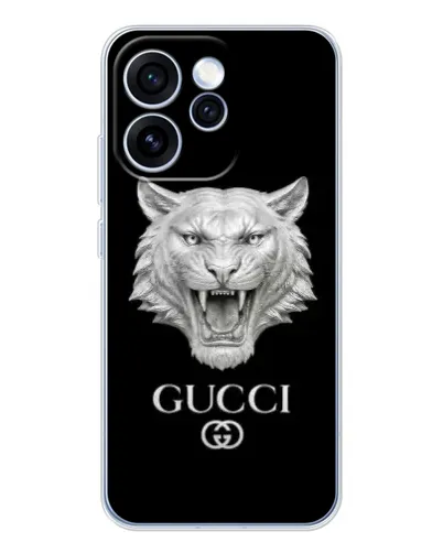 Чехол для OPPO Reno 15 Pro с картинкой «Gucci — серебряный лев» Чехол для OPPO Reno 15 Pro с картинкой «Gucci — серебряный лев»