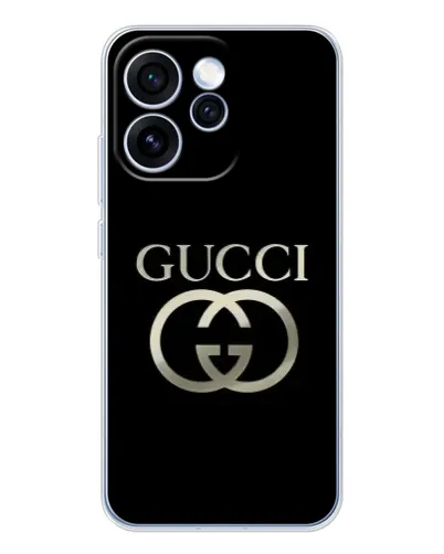 Чехол для OPPO Reno 15 Pro с картинкой «Gucci — золото на черном» Чехол для OPPO Reno 15 Pro с картинкой «Gucci — золото на черном»
