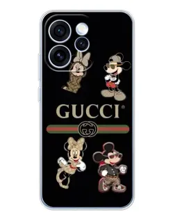 Чохол для OPPO Reno 15 Pro з картинкою «Gucci — герої Disney та монограма» Чохол для OPPO Reno 15 Pro з картинкою «Gucci — герої Disney та монограма»