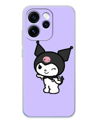 Чехол для OPPO Reno 15 Pro с картинкой «Классическая Kuromi»