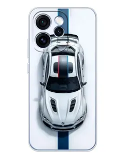 Чехол для OPPO Reno 15 Pro с картинкой «Вид сверху — BMW M» Чехол для OPPO Reno 15 Pro с картинкой «Вид сверху — BMW M»