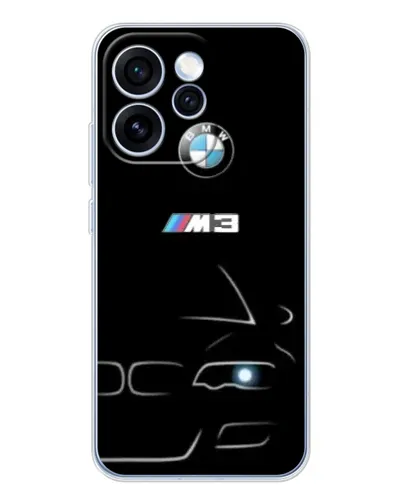 Чехол для OPPO Reno 15 Pro с картинкой «Минималистичный принт BMW M3» Чехол для OPPO Reno 15 Pro с картинкой «Минималистичный принт BMW M3»