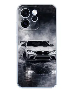Чехол для OPPO Reno 15 Pro с картинкой «BMW сквозь туман» Чехол для OPPO Reno 15 Pro с картинкой «BMW сквозь туман»