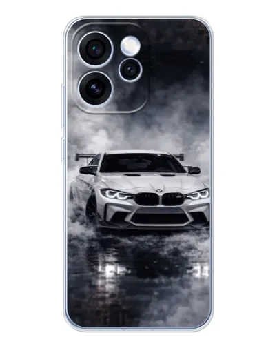 Чехол для OPPO Reno 15 Pro с картинкой «BMW сквозь туман» Чехол для OPPO Reno 15 Pro с картинкой «BMW сквозь туман»