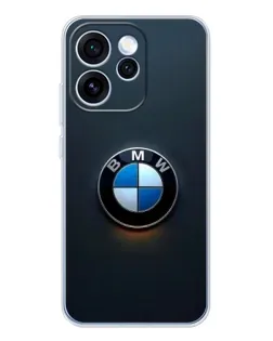 Чехол для OPPO Reno 15 Pro с картинкой «Логотип BMW — минимализм» Чехол для OPPO Reno 15 Pro с картинкой «Логотип BMW — минимализм»