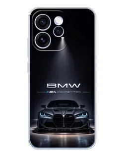 Чехол для OPPO Reno 15 Pro с картинкой «BMW сквозь ночной город» Чехол для OPPO Reno 15 Pro с картинкой «BMW сквозь ночной город»