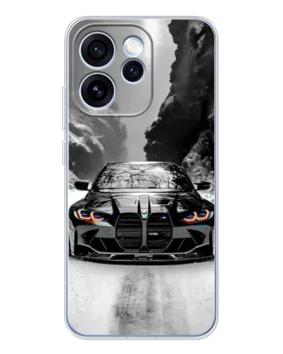 Чехол для OPPO Reno 15 Pro с картинкой «BMW — акварельный дрифт» Чехол для OPPO Reno 15 Pro с картинкой «BMW — акварельный дрифт»