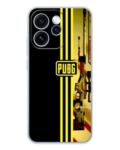 Чехол для OPPO Reno 15 Pro с картинкой «PUBG — камуфляжный шлем»