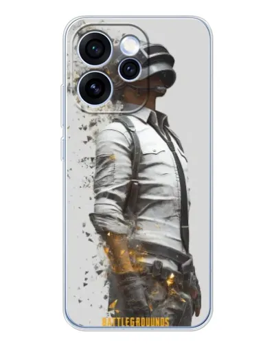 Чехол для OPPO Reno 15 Pro с картинкой «PUBG — боец в пыли»