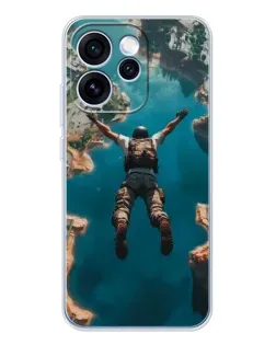 Чехол для OPPO Reno 15 Pro с картинкой «PUBG — свободное падение»