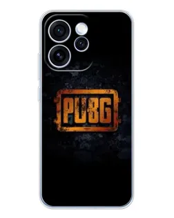 Чехол для OPPO Reno 15 Pro с картинкой «PUBG — золотой логотип»