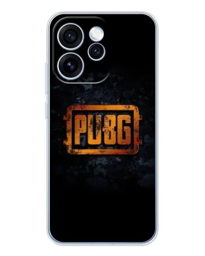 Чехол для OPPO Reno 15 Pro с картинкой «PUBG — золотой логотип»