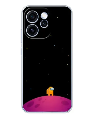 Чехол для OPPO Reno 15 Pro с картинкой «Одинокий герой на планете»