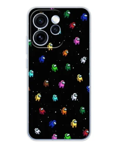 Чехол для OPPO Reno 15 Pro с картинкой «Экипаж Among Us»