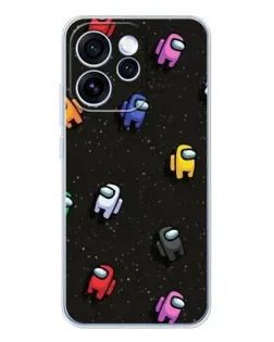 Чехол для OPPO Reno 15 Pro с картинкой «Космический паттерн Among Us»
