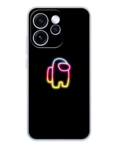 Чехол для OPPO Reno 15 Pro с картинкой «Among Us градиент»