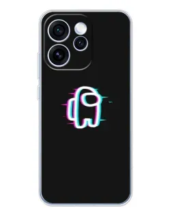 Чехол для OPPO Reno 15 Pro с картинкой «Among Us неон»
