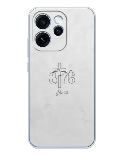 Чехол для OPPO Reno 15 Pro с картинкой «Иоанна 3:16 Крест» Чехол для OPPO Reno 15 Pro с картинкой «Иоанна 3:16 Крест»