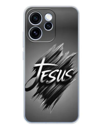 Чехол для OPPO Reno 15 Pro с картинкой «Надпись Jesus Graffiti» Чехол для OPPO Reno 15 Pro с картинкой «Надпись Jesus Graffiti»